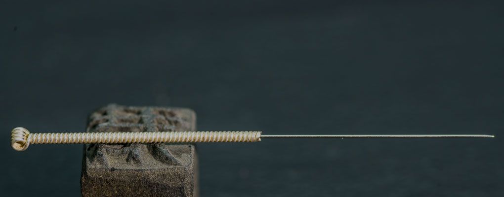 Acupuncture needle used in training course