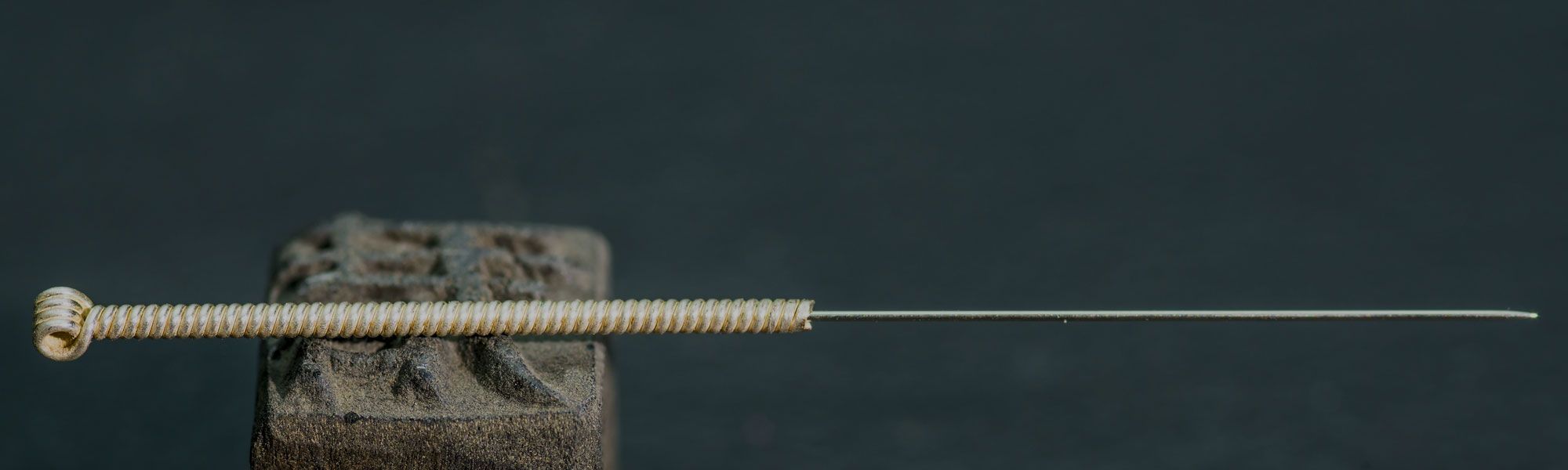 Acupuncture needle used in training course